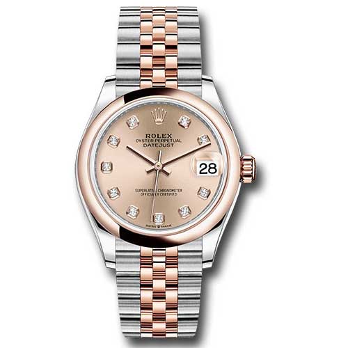 Rolex Pink Gold - Domed Bezel - Jubilee