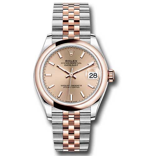 Rolex Pink Gold - Domed Bezel - Jubilee