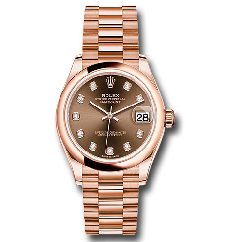 Rolex Everose Gold - Domed Bezel - President Bracelet