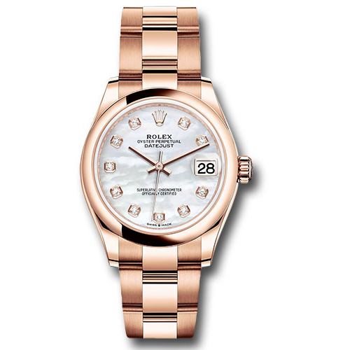 Rolex Everose Gold - Domed Bezel - Oyster Bracelet