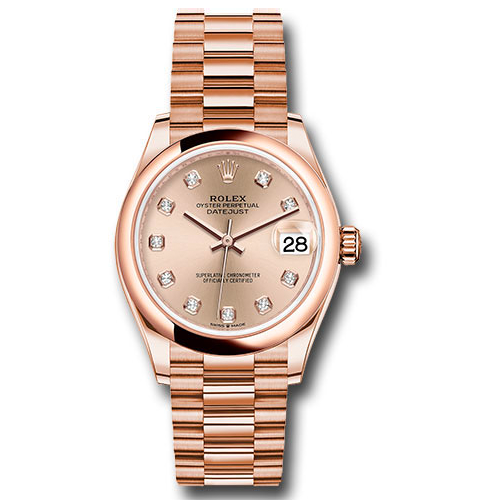 Rolex Everose Gold - Domed Bezel - President Bracelet