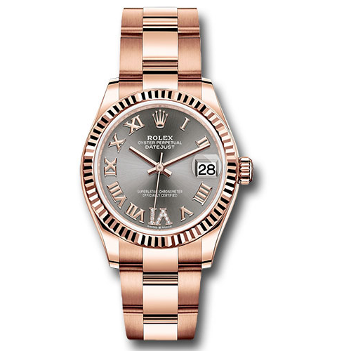 Rolex Everose Gold - Fluted Bezel - Oyster Bracelet