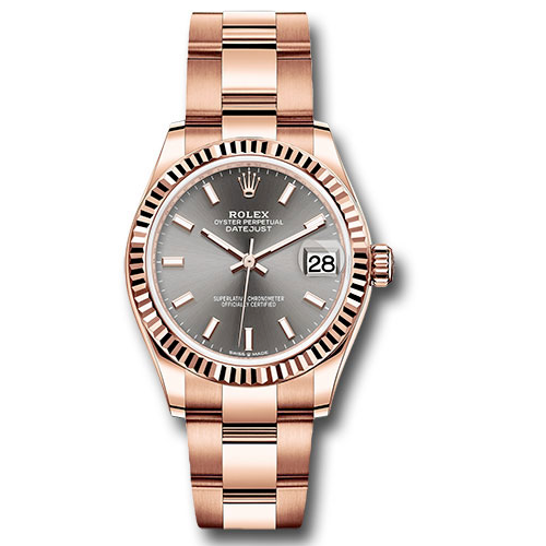 Rolex Everose Gold - Fluted Bezel - Oyster Bracelet