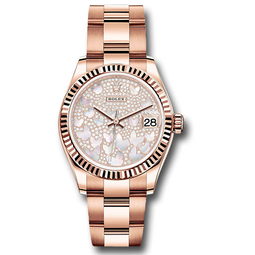 Rolex Everose Gold - Fluted Bezel - Oyster Bracelet