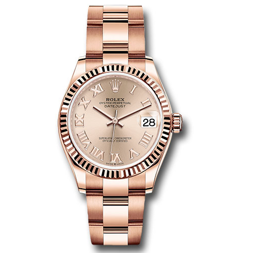 Rolex Everose Gold - Fluted Bezel - Oyster Bracelet