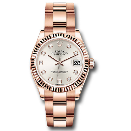 Rolex Everose Gold - Fluted Bezel - Oyster Bracelet