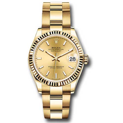 Rolex Yellow Gold - Fluted Bezel - Oyster