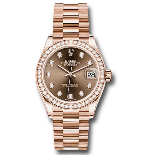 Rolex Everose Gold - Diamond Bezel - President Bracelet