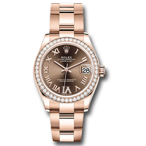 Rolex Everose Gold - Diamond Bezel - Oyster Bracelet