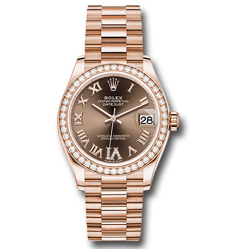 Rolex Everose Gold - Diamond Bezel - President Bracelet