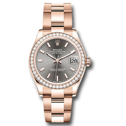 Rolex Everose Gold - Diamond Bezel - Oyster Bracelet