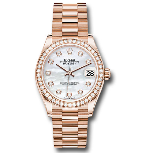 Rolex Everose Gold - Diamond Bezel - President Bracelet