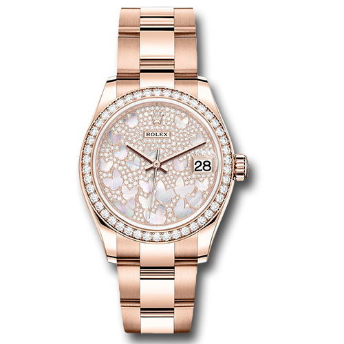 Rolex Everose Gold - Diamond Bezel - Oyster Bracelet