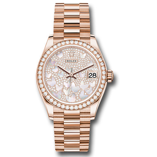 Rolex Everose Gold - Diamond Bezel - President Bracelet