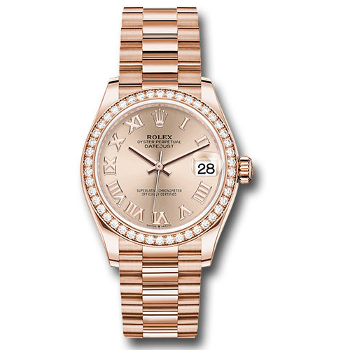 Rolex Everose Gold - Diamond Bezel - President Bracelet