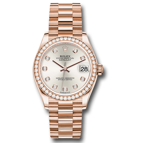 Rolex Everose Gold - Diamond Bezel - President Bracelet