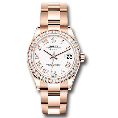 Rolex Everose Gold - Diamond Bezel - Oyster Bracelet