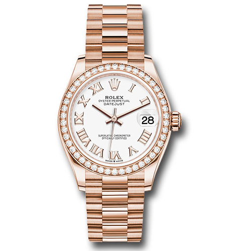 Rolex Everose Gold - Diamond Bezel - President Bracelet