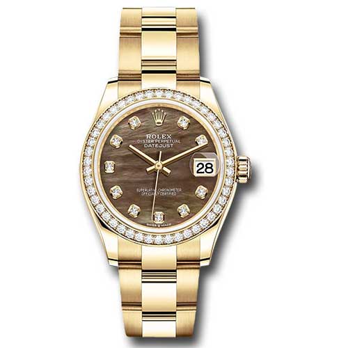 Rolex Yellow Gold - 46 Diamond Bezel - Oyster