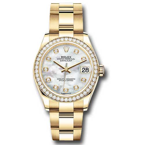 Rolex Yellow Gold - 46 Diamond Bezel - Oyster