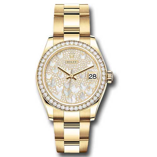 Rolex Yellow Gold - 46 Diamond Bezel - Oyster