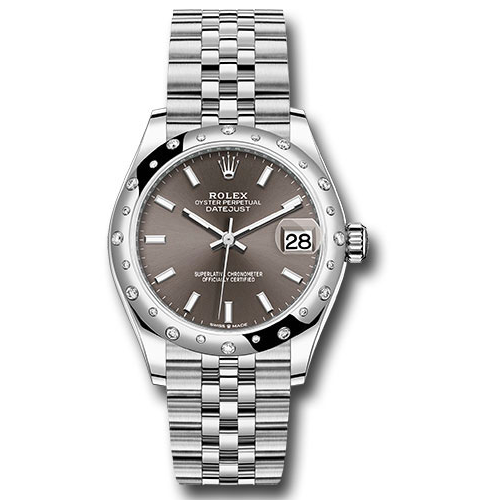 Rolex Datejust 31 - White Gold - Domed 24 Dia Bezel - Jubilee