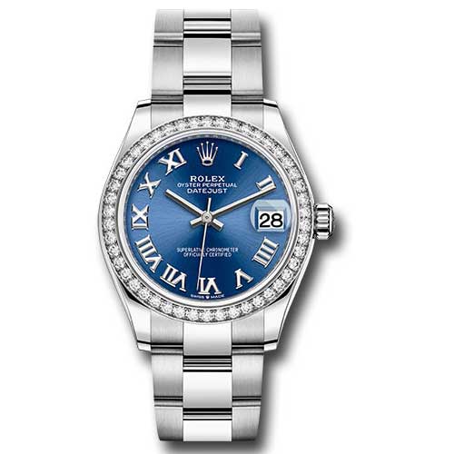 Rolex Steel & White Gold - 24 Diamond Bezel - Oyster