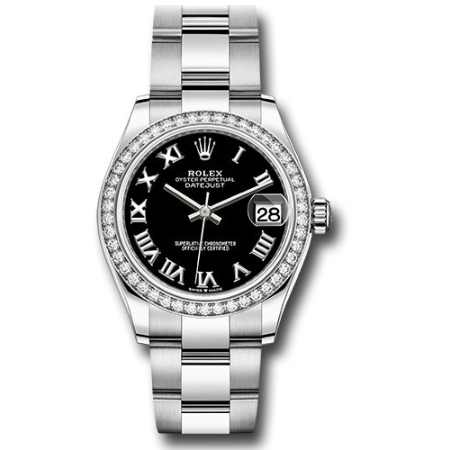 Rolex Steel & White Gold - 24 Diamond Bezel - Oyster