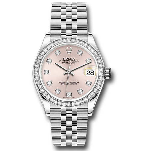 Rolex Steel & White Gold - 24 Diamond Bezel - Jubilee