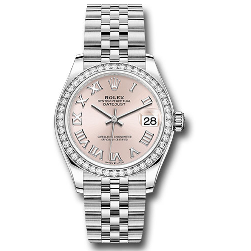 Rolex Steel & White Gold - 24 Diamond Bezel - Jubilee