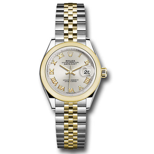 Rolex Datejust Lady 28 Steel and Yellow Gold - Domed Bezel - Jubilee