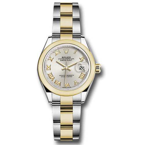 Rolex Datejust Lady 28 Steel and Yellow Gold - Domed Bezel - Jubilee