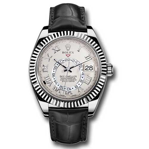 Rolex Sky-Dweller White Gold - Leather Strap