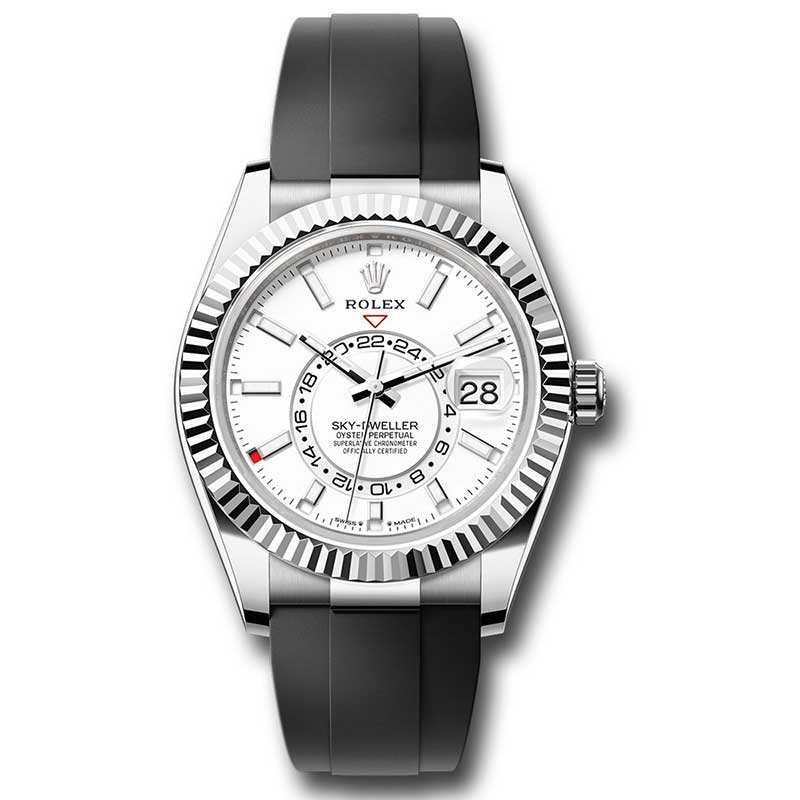 Rolex Sky-Dweller White Gold - Oysterflex Strap