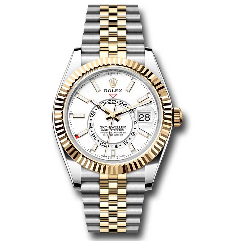 Rolex Sky-Dweller Stainless Steel and Yellow Gold - Jubilee