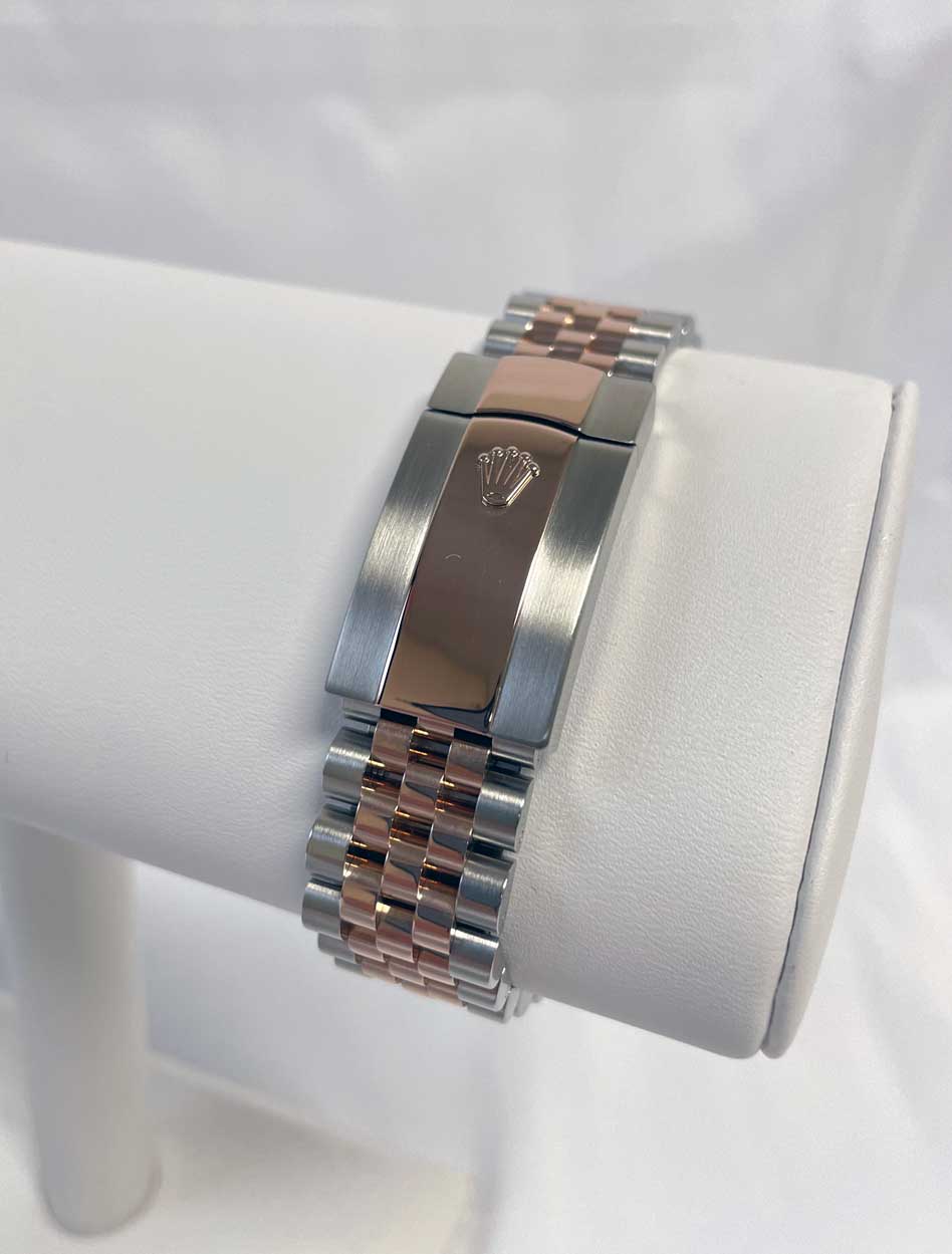 Rolex Datejust 36mm - Steel and Gold Pink Gold - Fluted Bezel - Jubilee