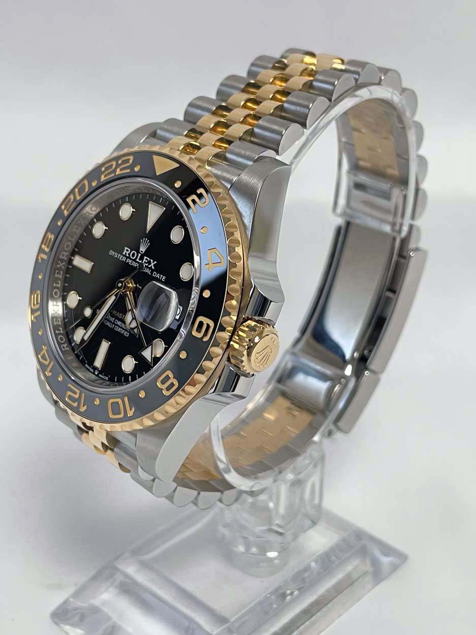 Rolex GMT Master II Steel and Yellow Gold