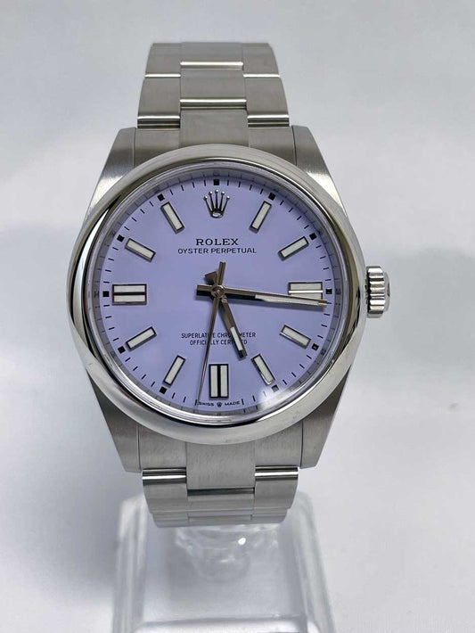 Rolex Oyster Perpetual No-Date 41mm - Domed Bezel Lavender