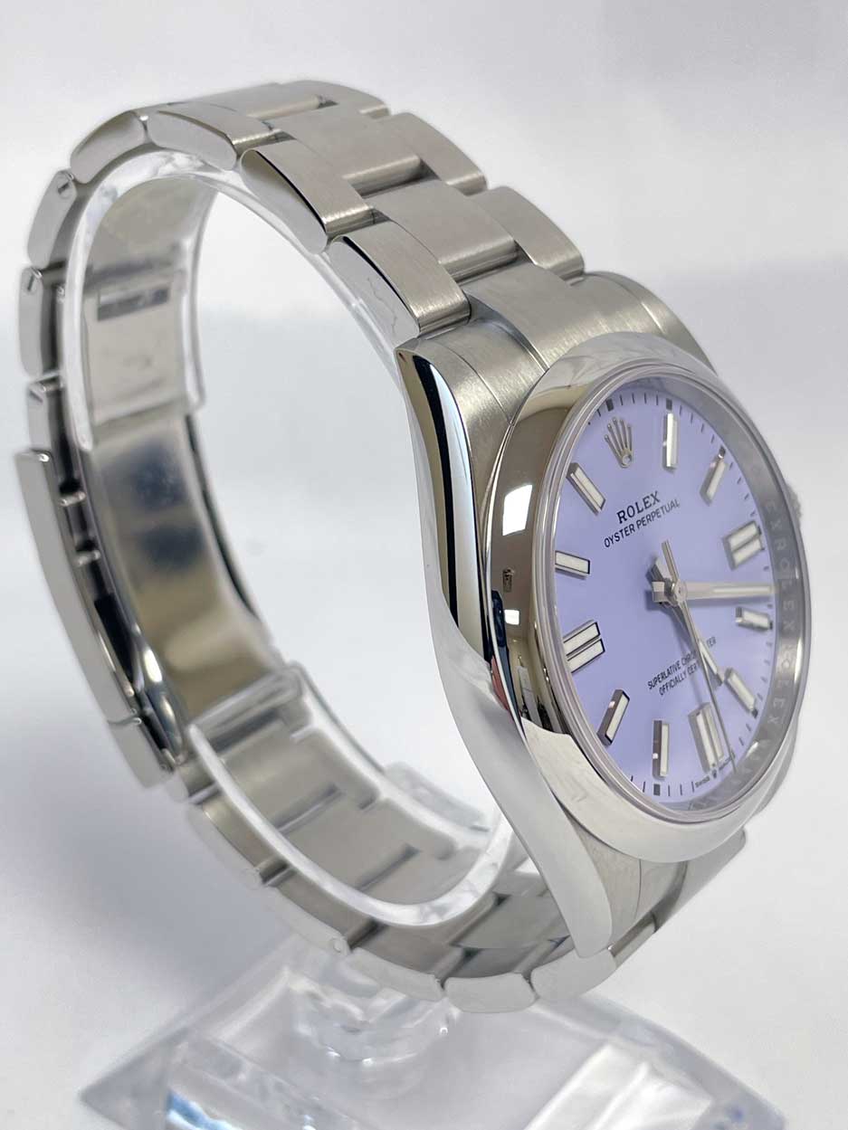 Rolex Oyster Perpetual No-Date 41mm - Domed Bezel Lavender