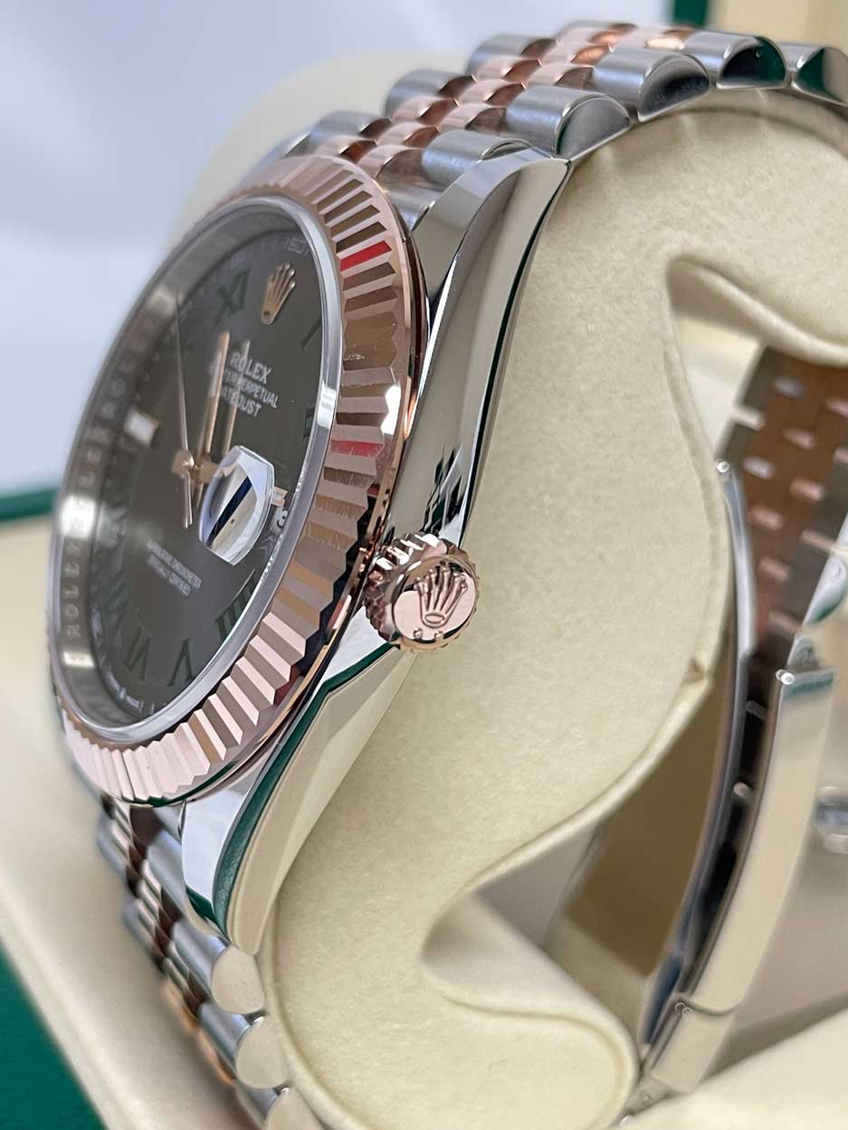 Rolex Datejust 41mm Steel & Rose Gold Wimbledon