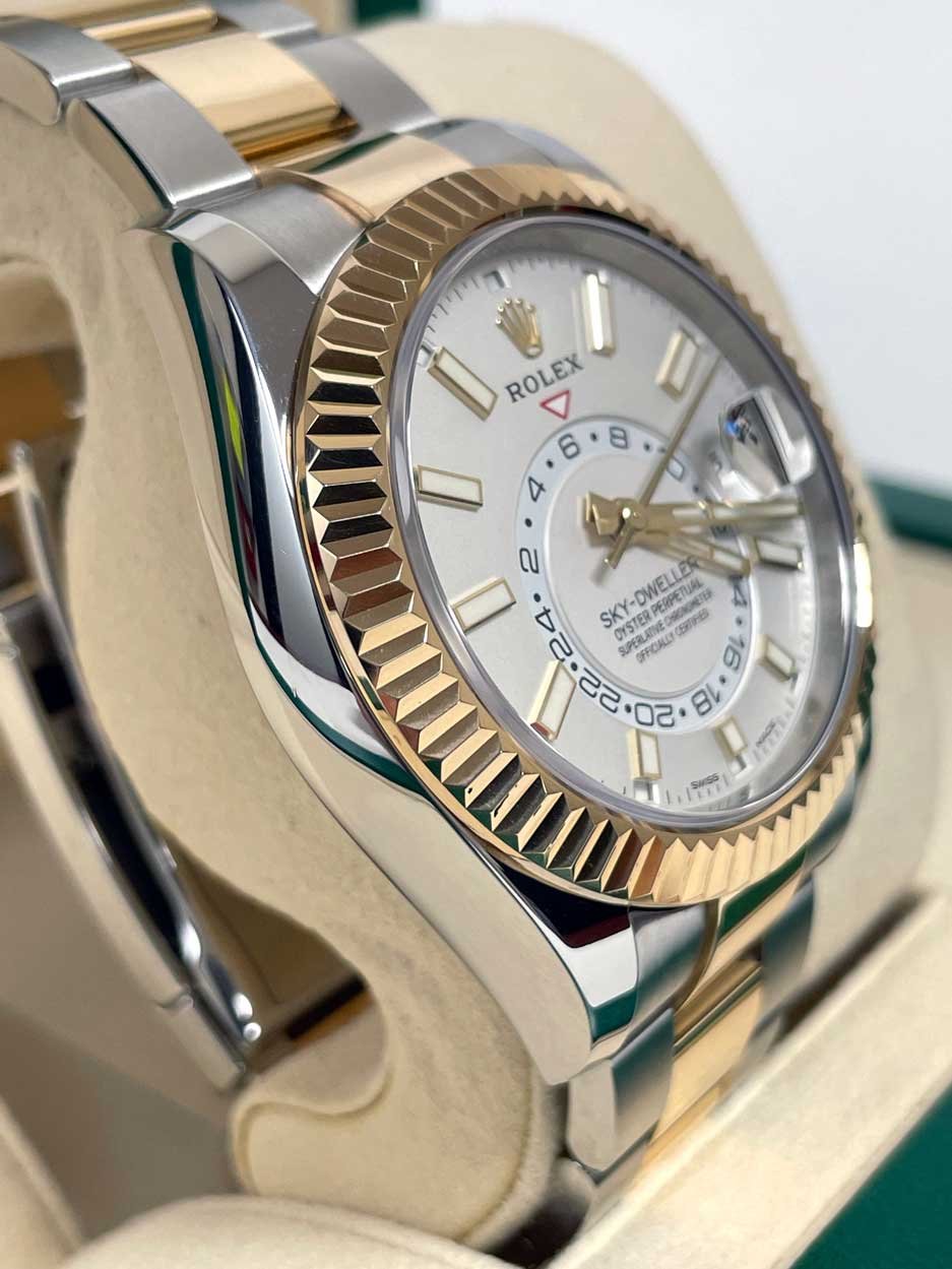 Rolex Sky-Dweller Stainless Steel and Yellow Gold