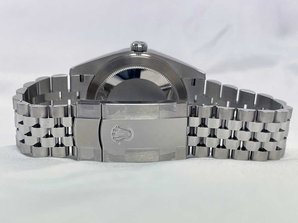 Rolex Datejust 41mm Steel - Smooth Bezel - Jubilee Green Ombre