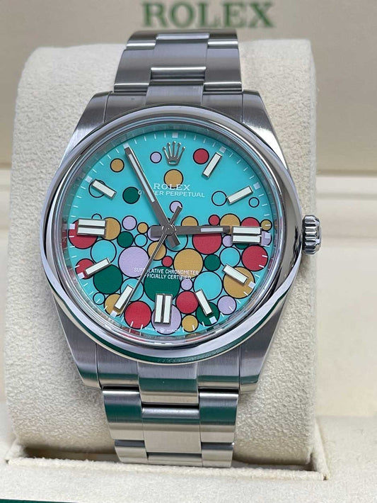 Rolex Oyster Perpetual No-Date 41mm - Domed Bezel Celebration