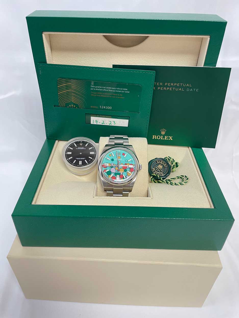 Rolex Oyster Perpetual No-Date 41mm - Domed Bezel Celebration