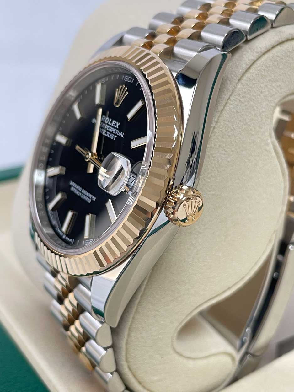 Rolex Datejust 41 Steel and Yellow Gold - Fluted Bezel - Jubilee