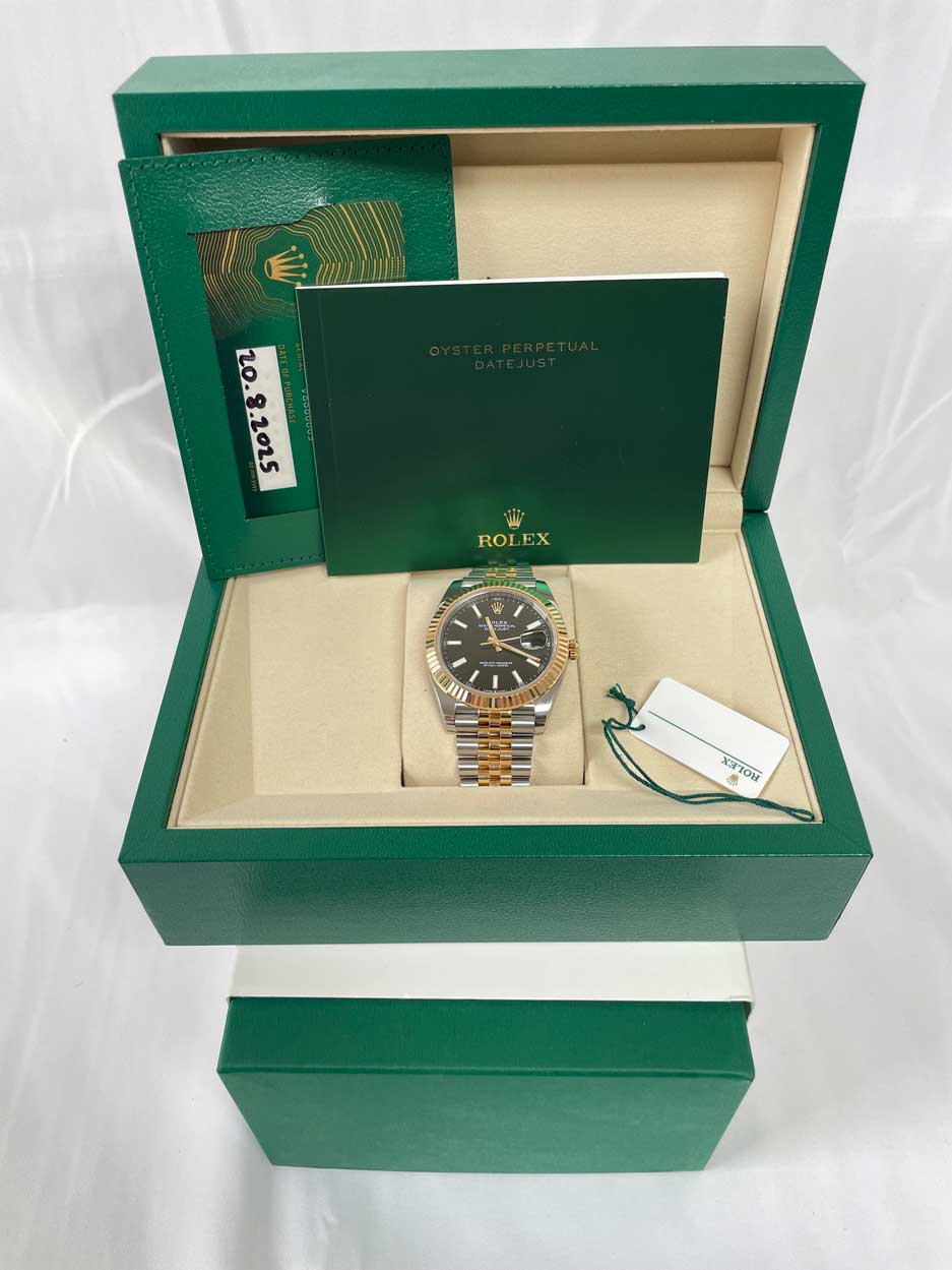 Rolex Datejust 41 Steel and Yellow Gold - Fluted Bezel - Jubilee