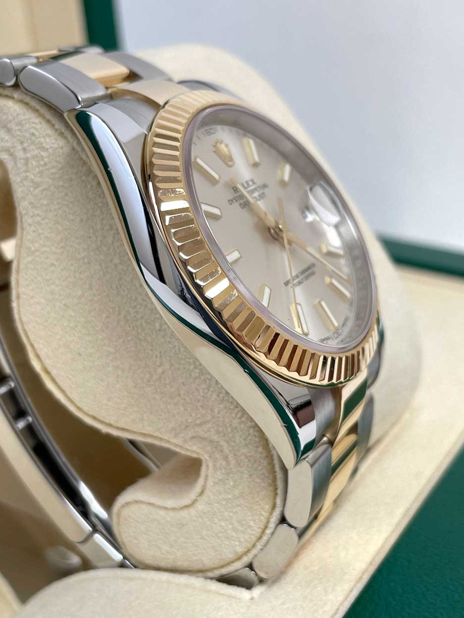 Rolex Datejust 41 Steel and Yellow Gold - Fluted Bezel - Oyster