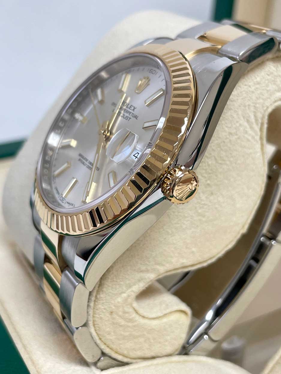 Rolex Datejust 41 Steel and Yellow Gold - Fluted Bezel - Oyster