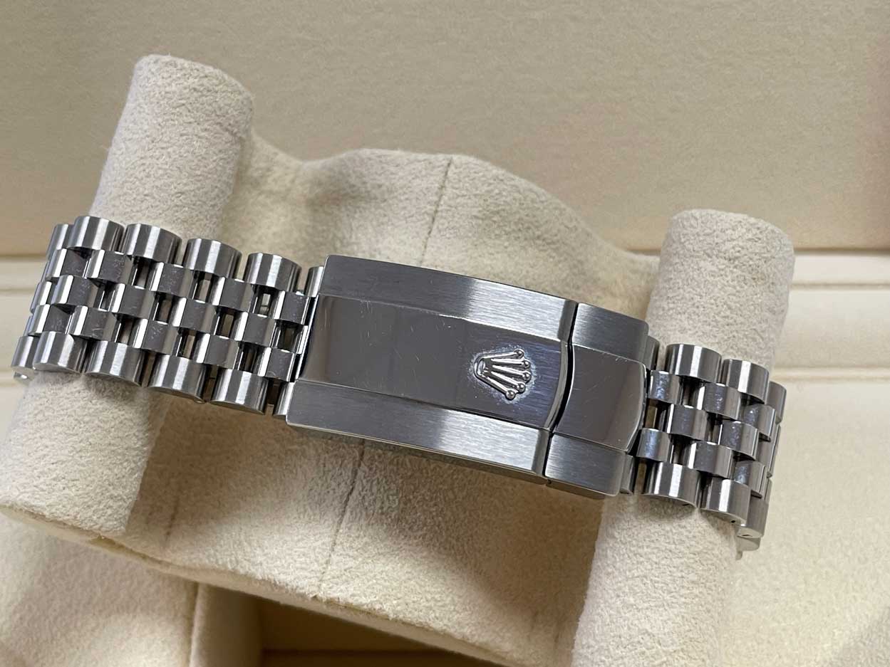 Rolex Datejust 41mm Steel and White Gold - Fluted Bezel - Jubilee Wimbledon