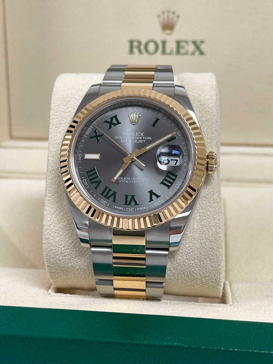 Rolex Datejust 41 Steel and Yellow Gold - Fluted Bezel - Oyster